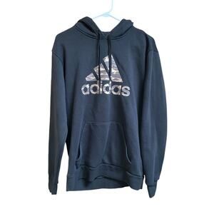 Adidas‎ Women's Drawstring Hoodie Long Sleeve Sweatshirt in Black Size M NWOT